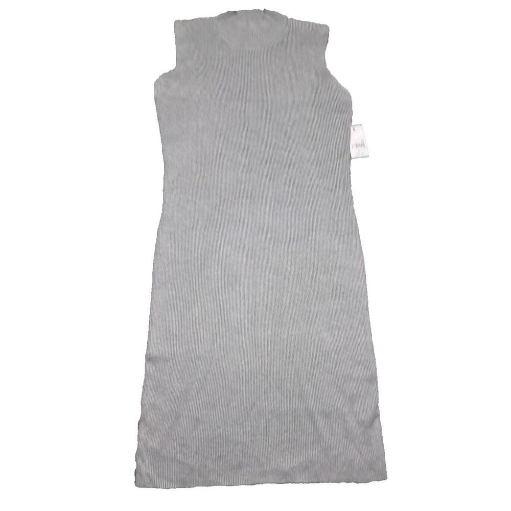 New Ophelia Roe Dress Womens Size XL Sleeveless Ribbed Maxi Mock Neck Fitting